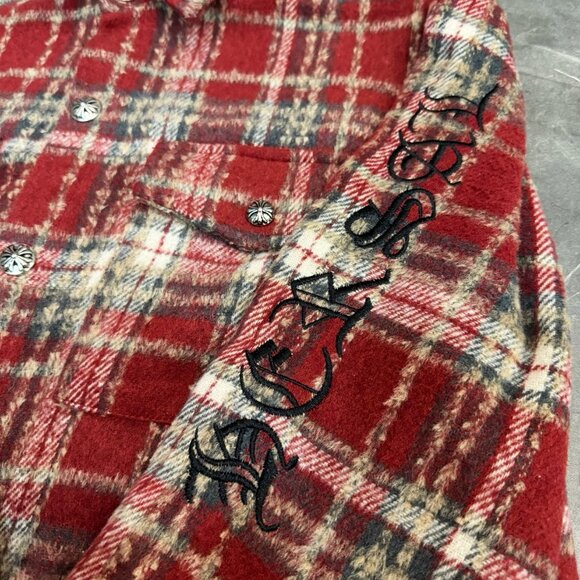 Chrome Hearts Guppy embroidered checkered shirt - Picture 5 of 7